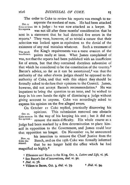 History of England from the Accession of James I. to the Outbreak of the Civil War 1603-1642 - Page 41