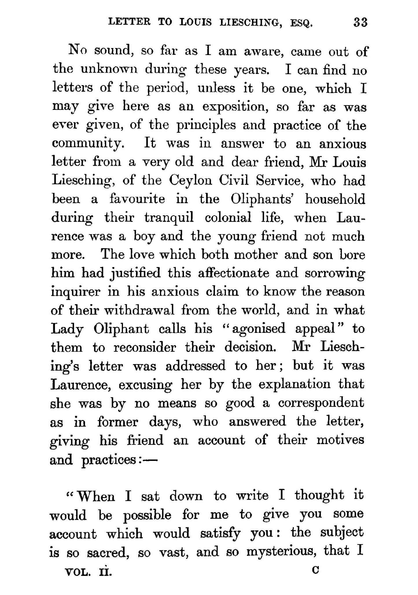 Memoir of the Life of Laurence Oliphant and of Alice Oliphant, his Wife - Page 43