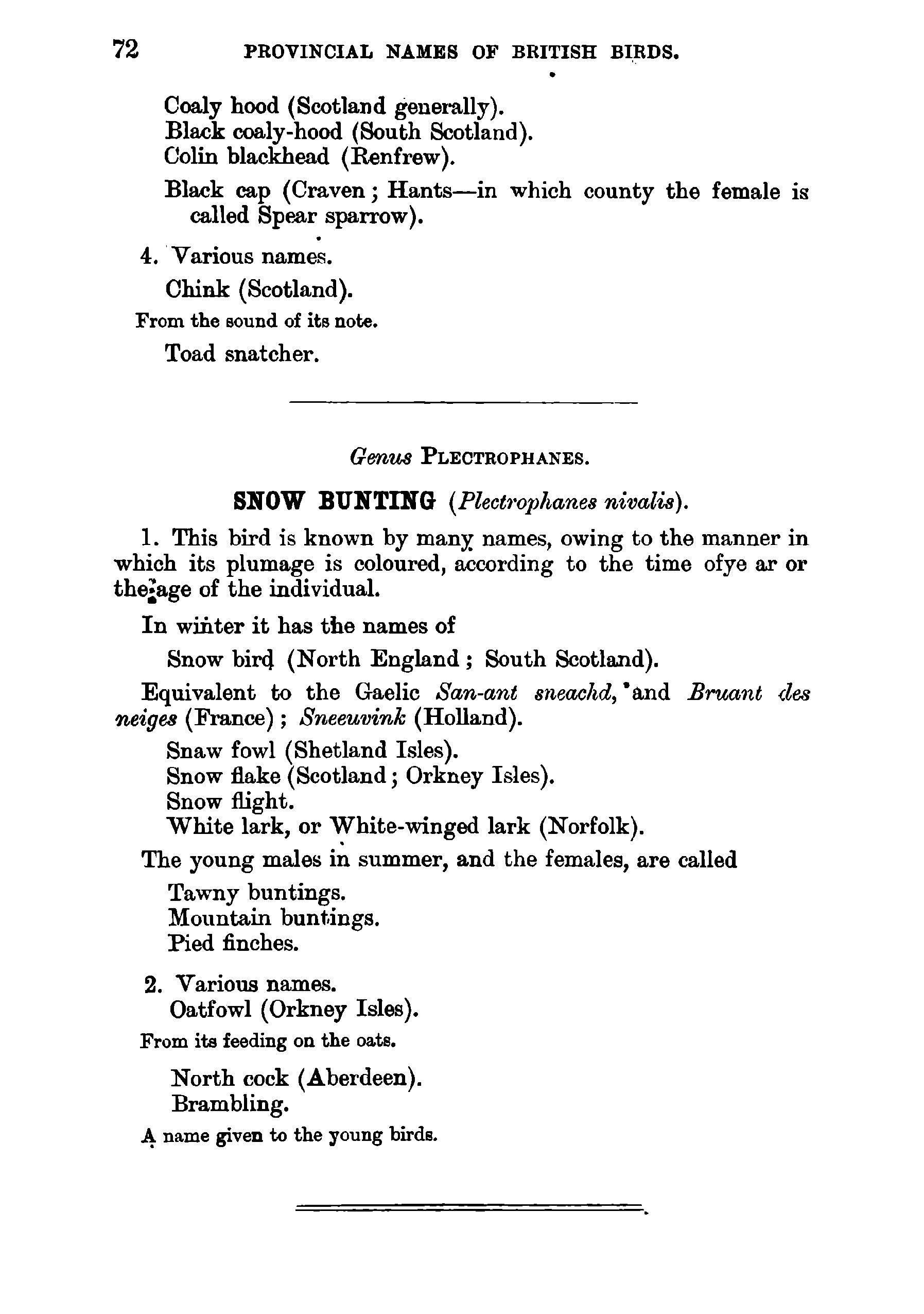 The Folk Lore and Provincial Names of British Birds - Page 84