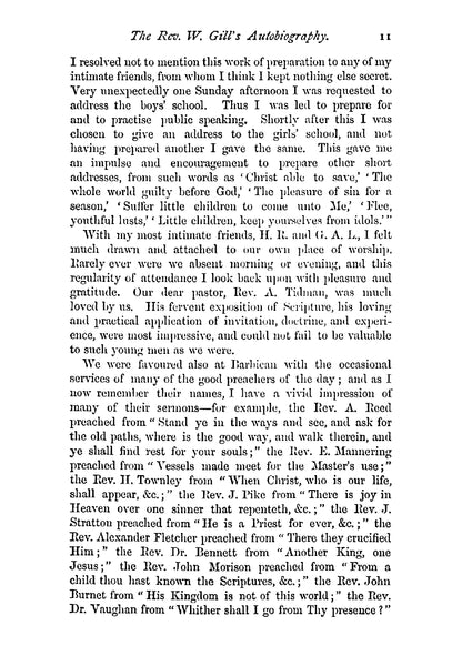 Selections from the Autobiography of the Rev. William Gill - Page 19