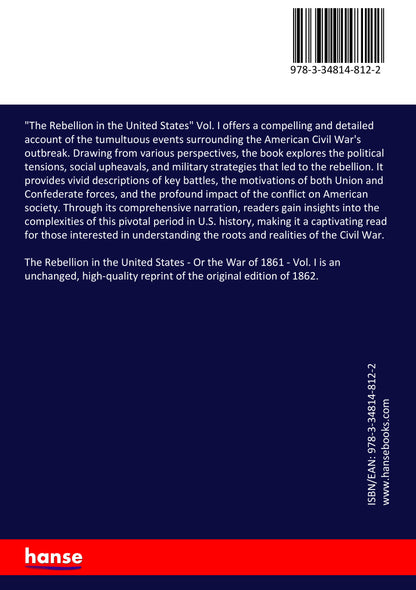 The Rebellion in the United States - Back Cover
