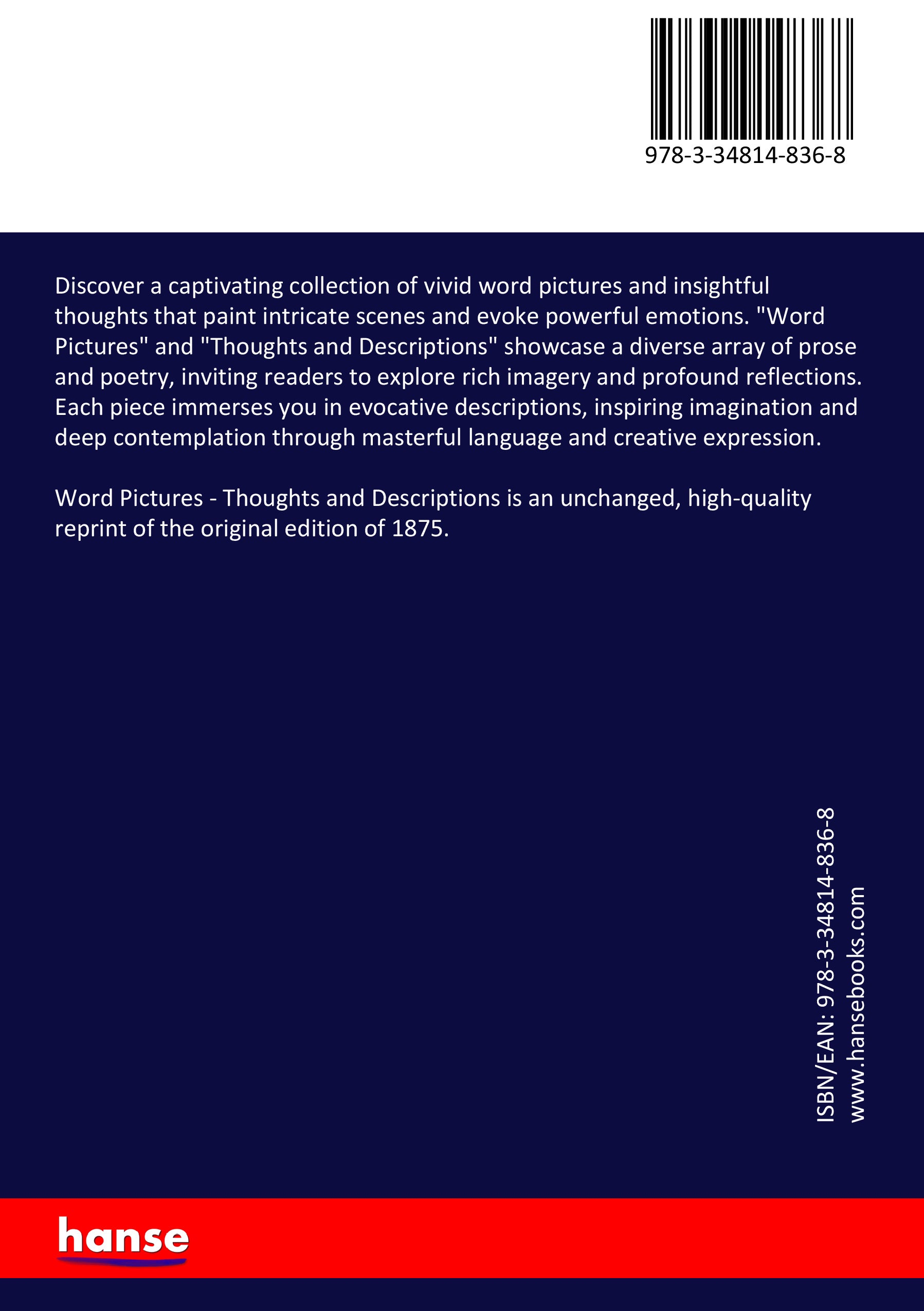 Word Pictures - Back Cover