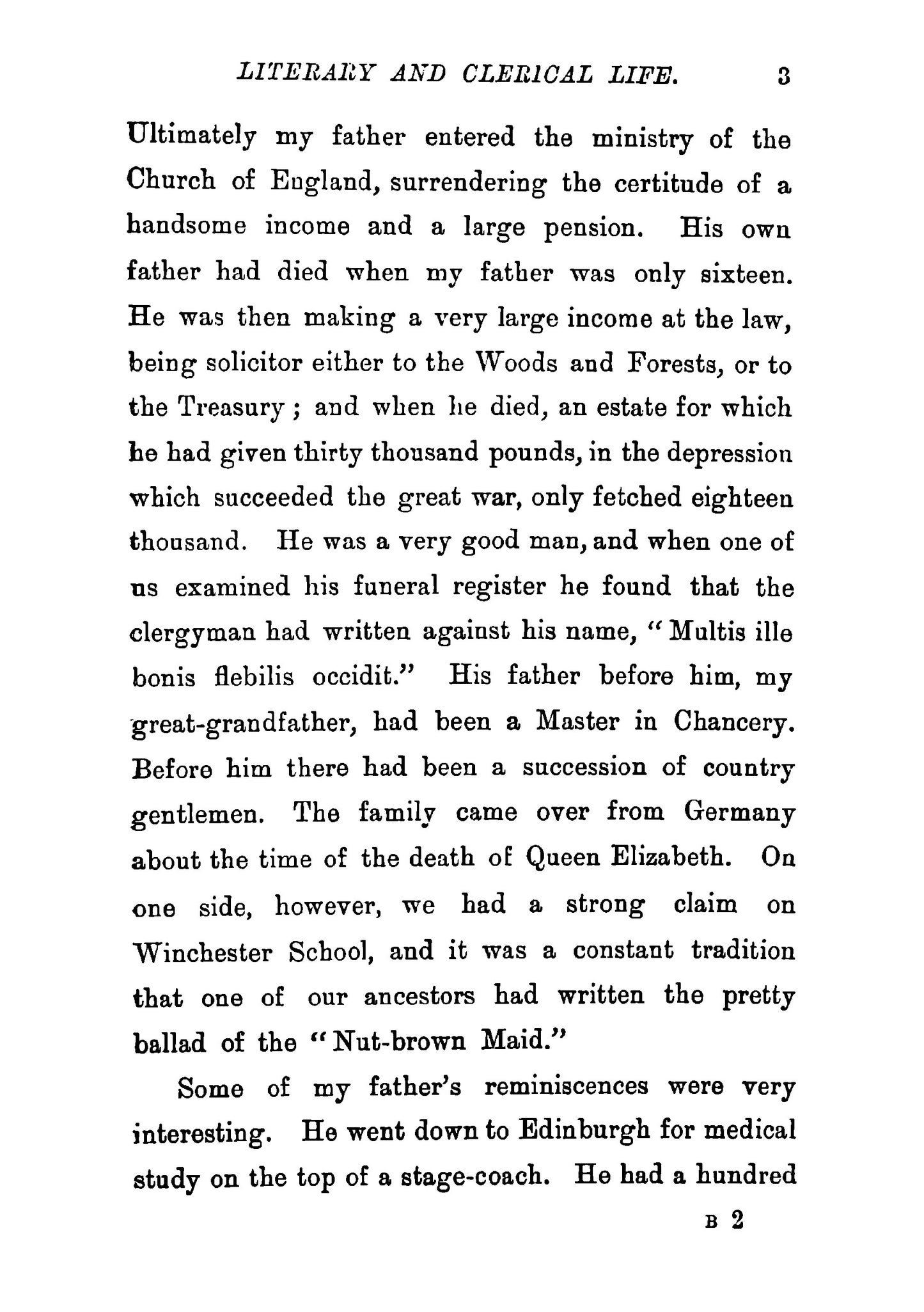 Reminiscences of a Literary and Clerical Life - Page 13