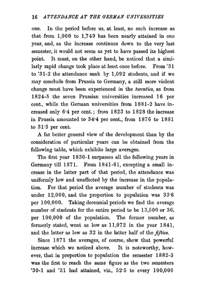 The German Universities for the last Fifty Years - Page 50