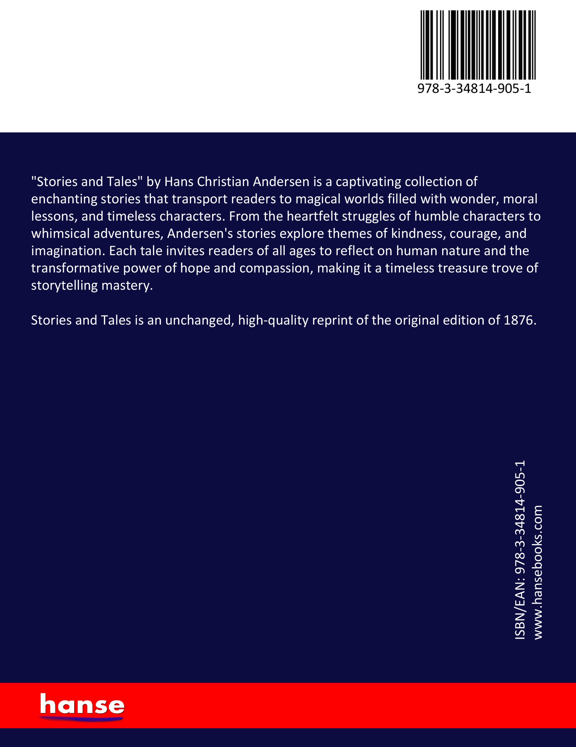 Stories and Tales - Back Cover