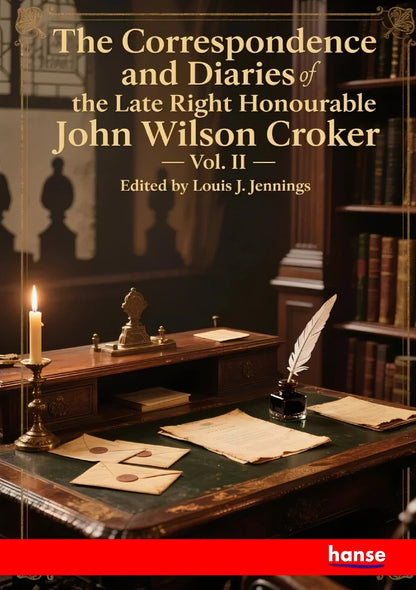 The Correspondence and Diaries of the Late Right Honourable John Wilson Croker - Front Cover
