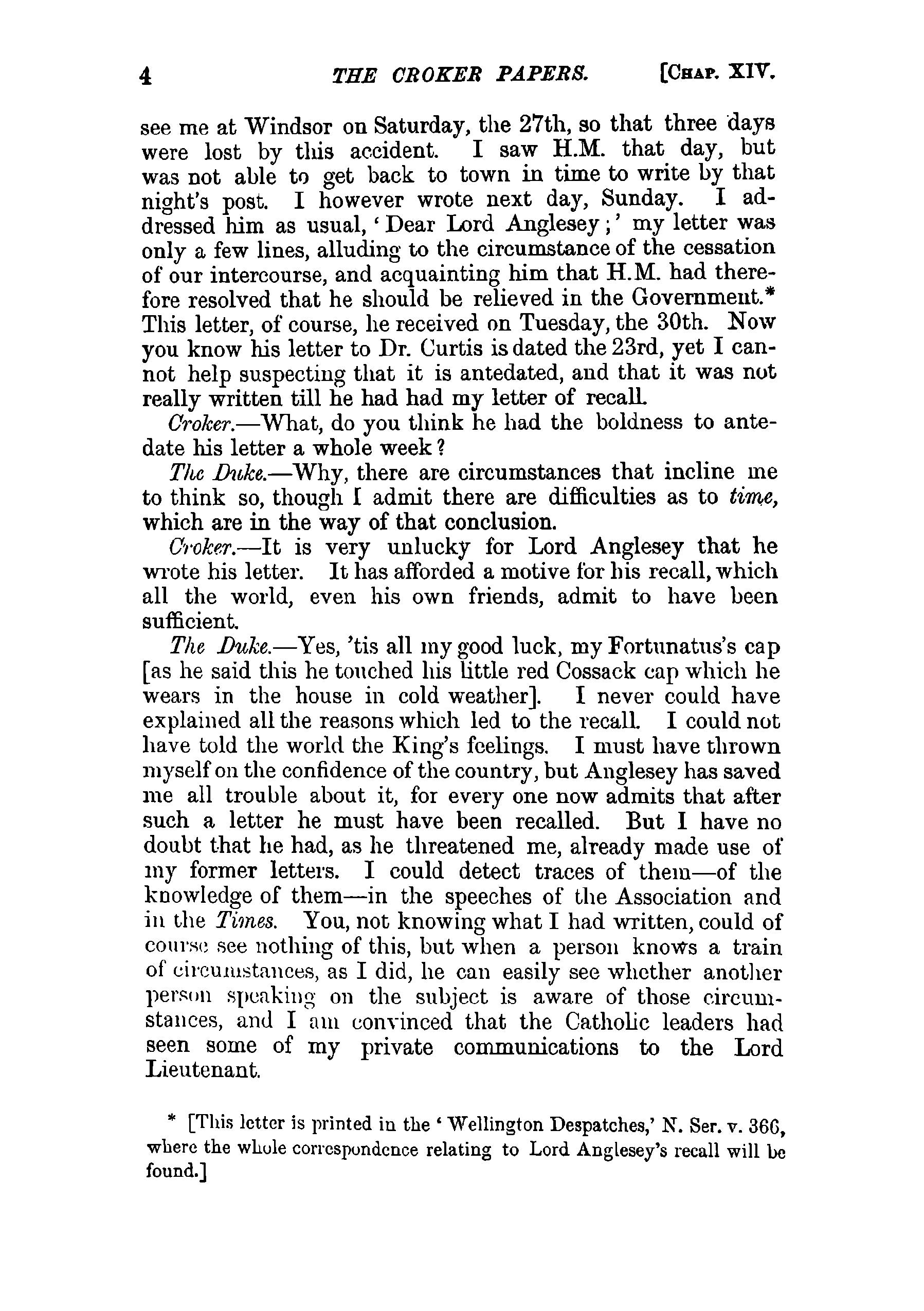 The Correspondence and Diaries of the Late Right Honourable John Wilson Croker - Page 16