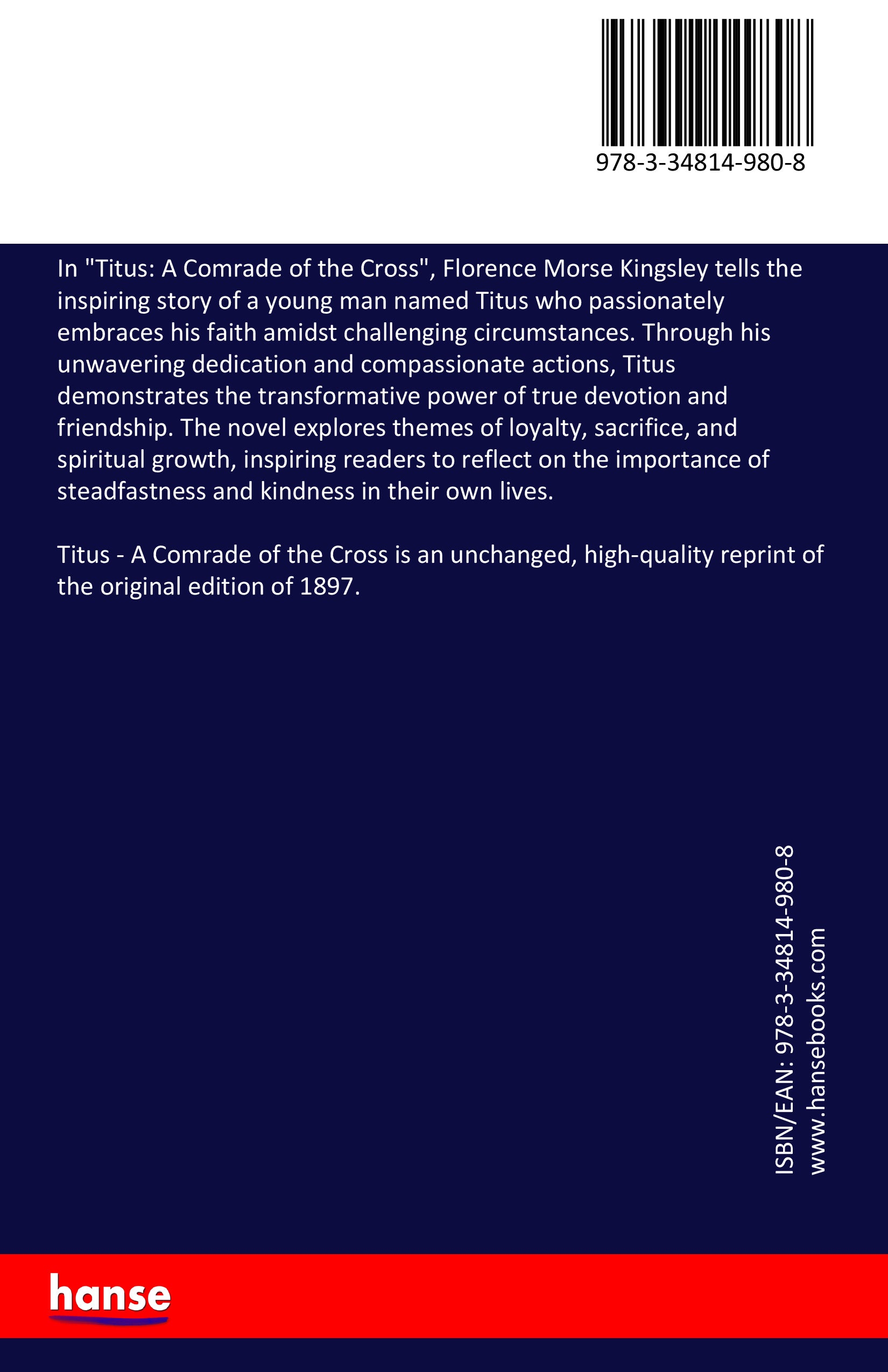 Titus - Back Cover