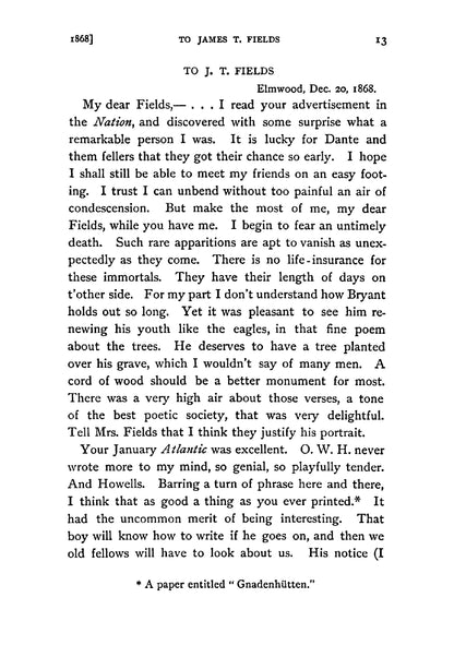Letters of James Russell Lowell - Page 23