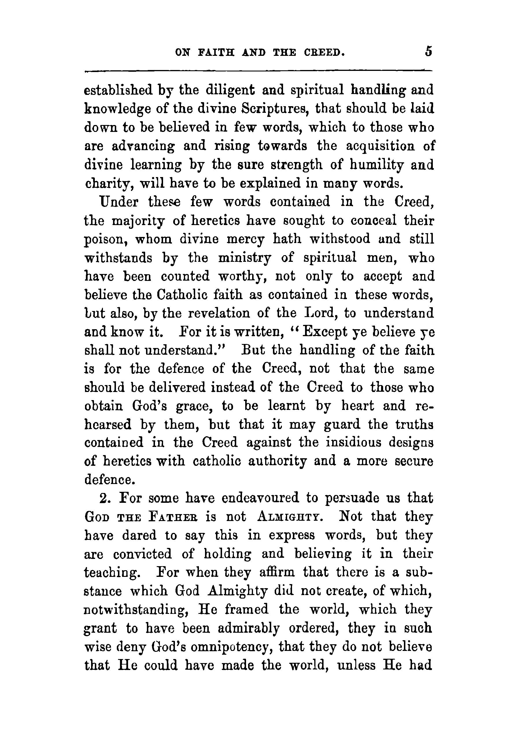 On Faith and the Creed - Page 15