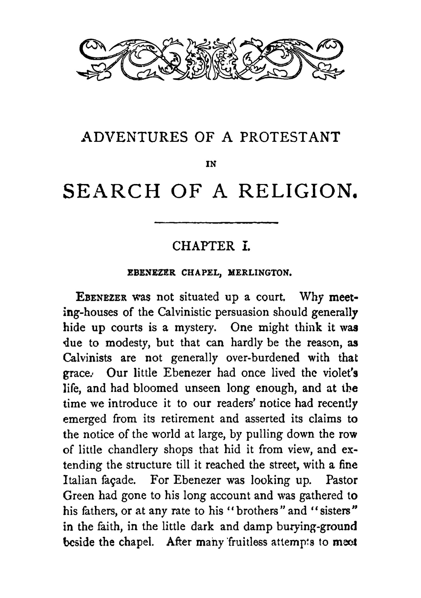 The Adventures of a Protestant in Search of a Religion - Page 17