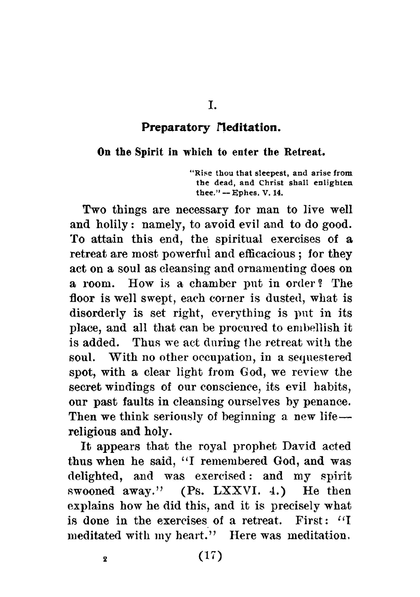 The Spiritual Exercises of an Eight Days' Retreat - Page 21