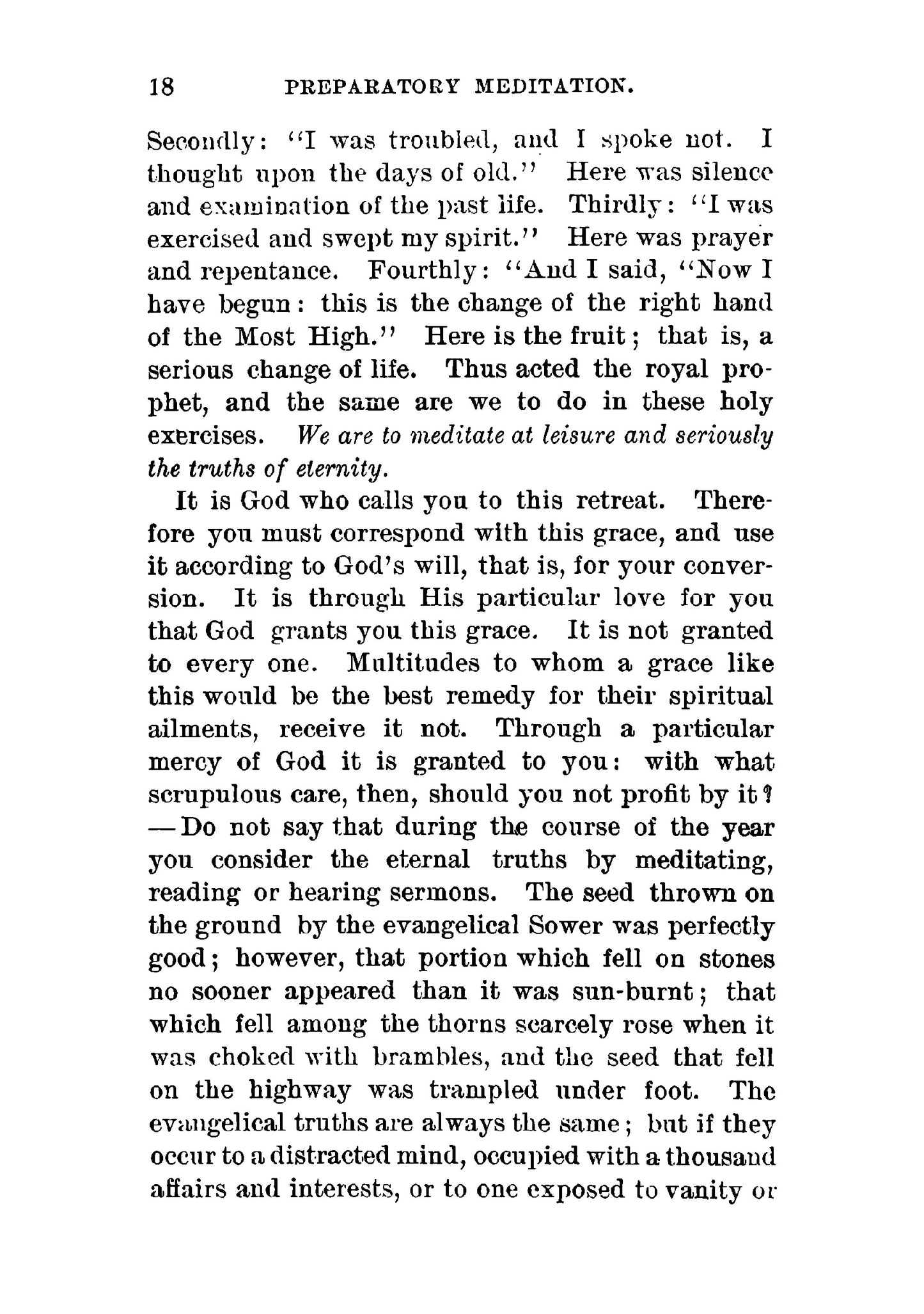 The Spiritual Exercises of an Eight Days' Retreat - Page 22