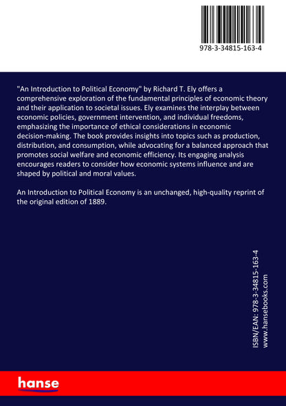 An Introduction to Political Economy - Back Cover