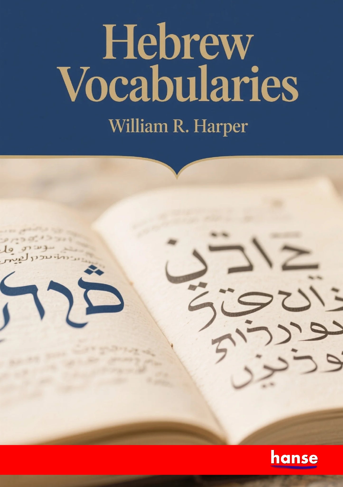 Hebrew Vocabularies - Front Cover