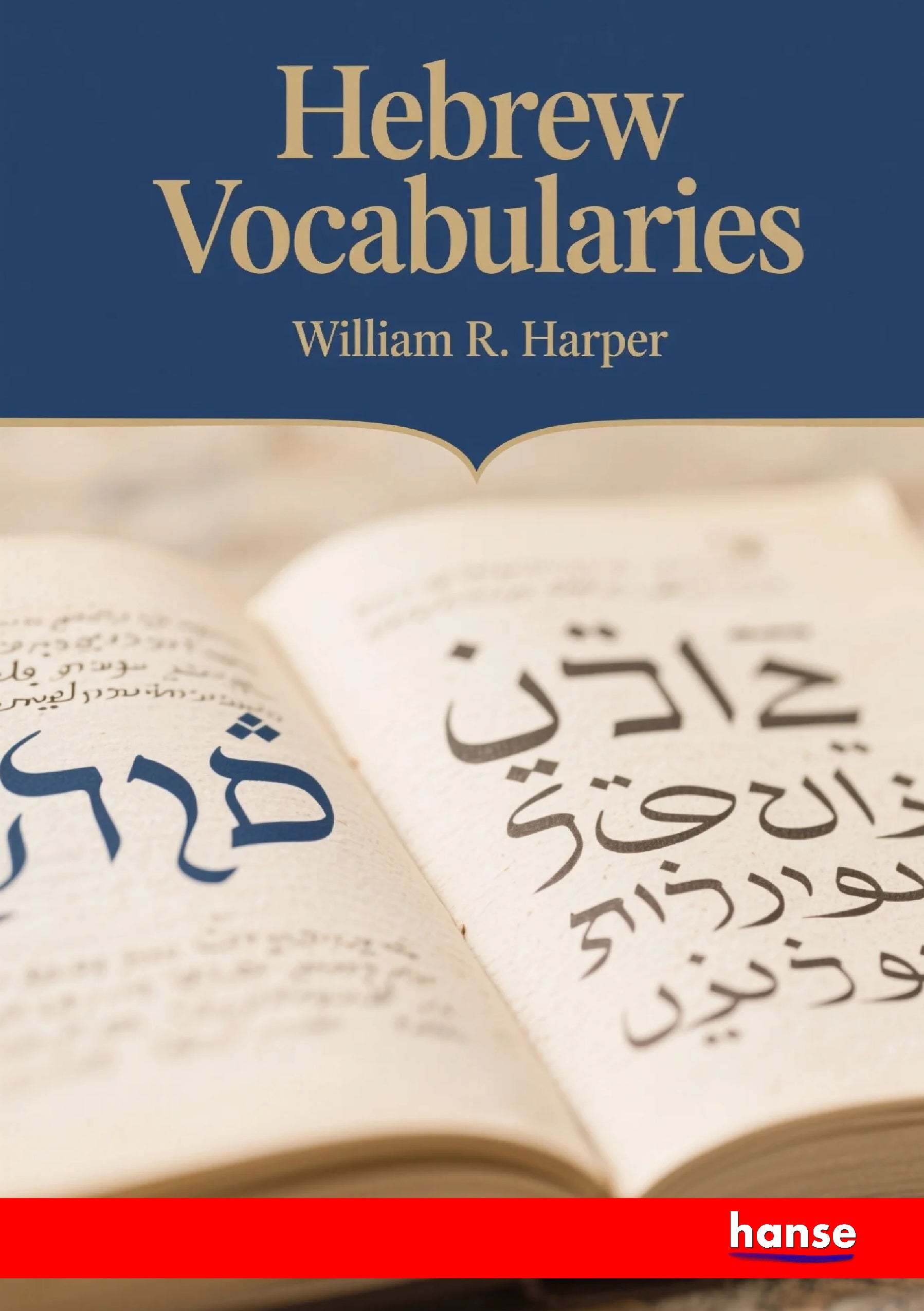 Hebrew Vocabularies - Front Cover