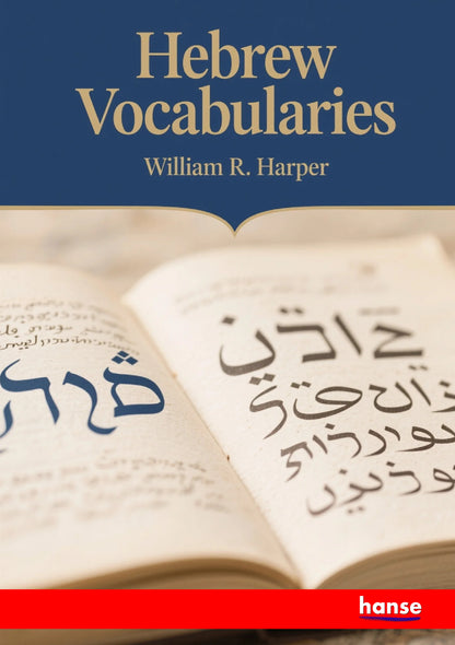 Hebrew Vocabularies - Front Cover