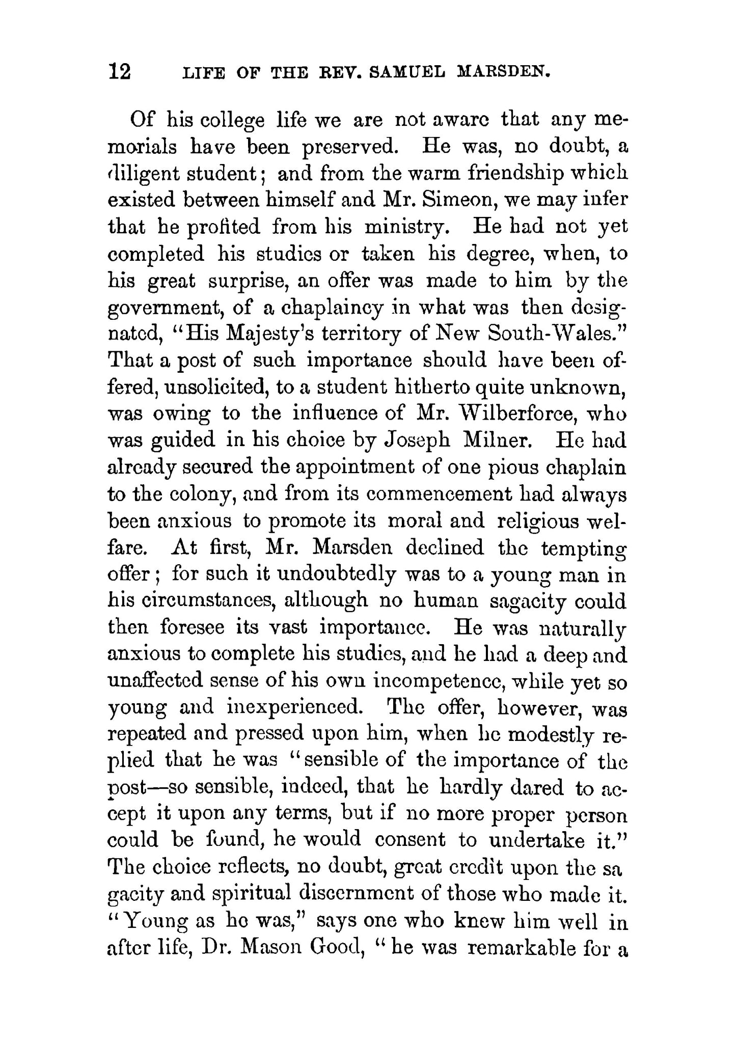 Memoirs of the Life and Labors of the Rev. Samuel Marsden - Page 16