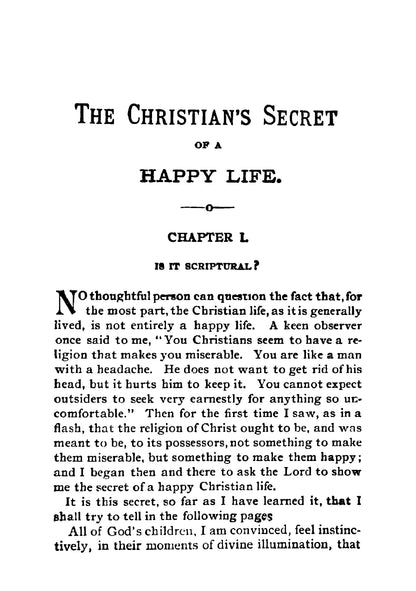 The Christian's Secret of a Happy Life - Page 17