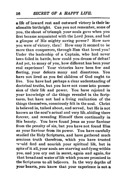 The Christian's Secret of a Happy Life - Page 18