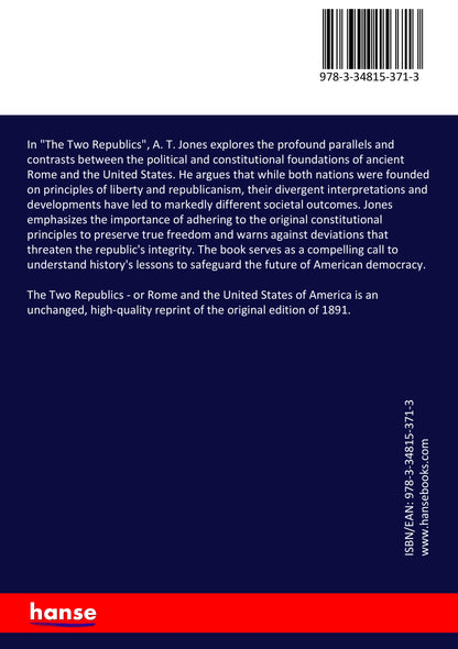 The Two Republics - Back Cover