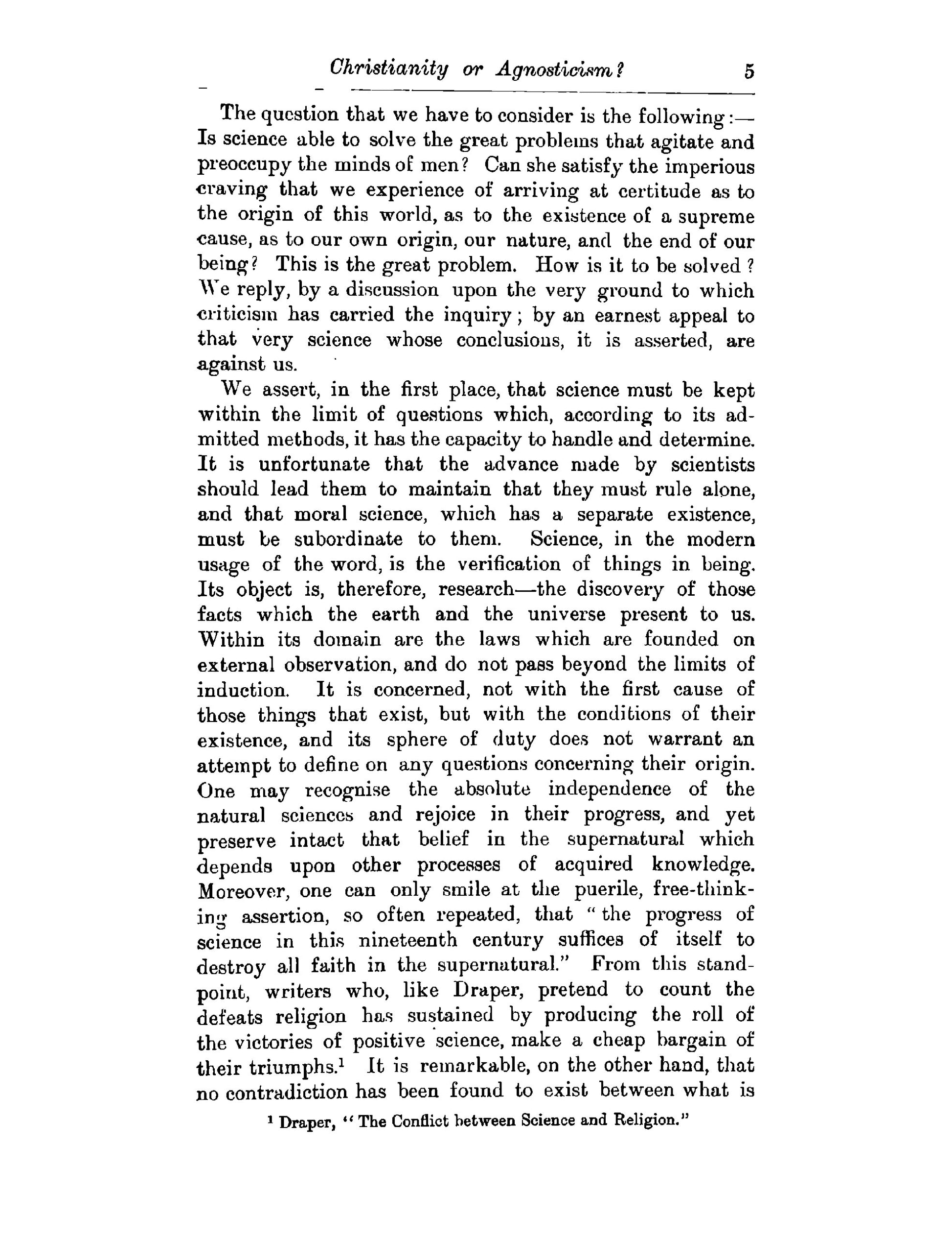 Christianity or Agnosticism - Page 33