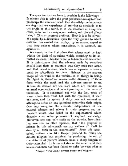 Christianity or Agnosticism - Page 33