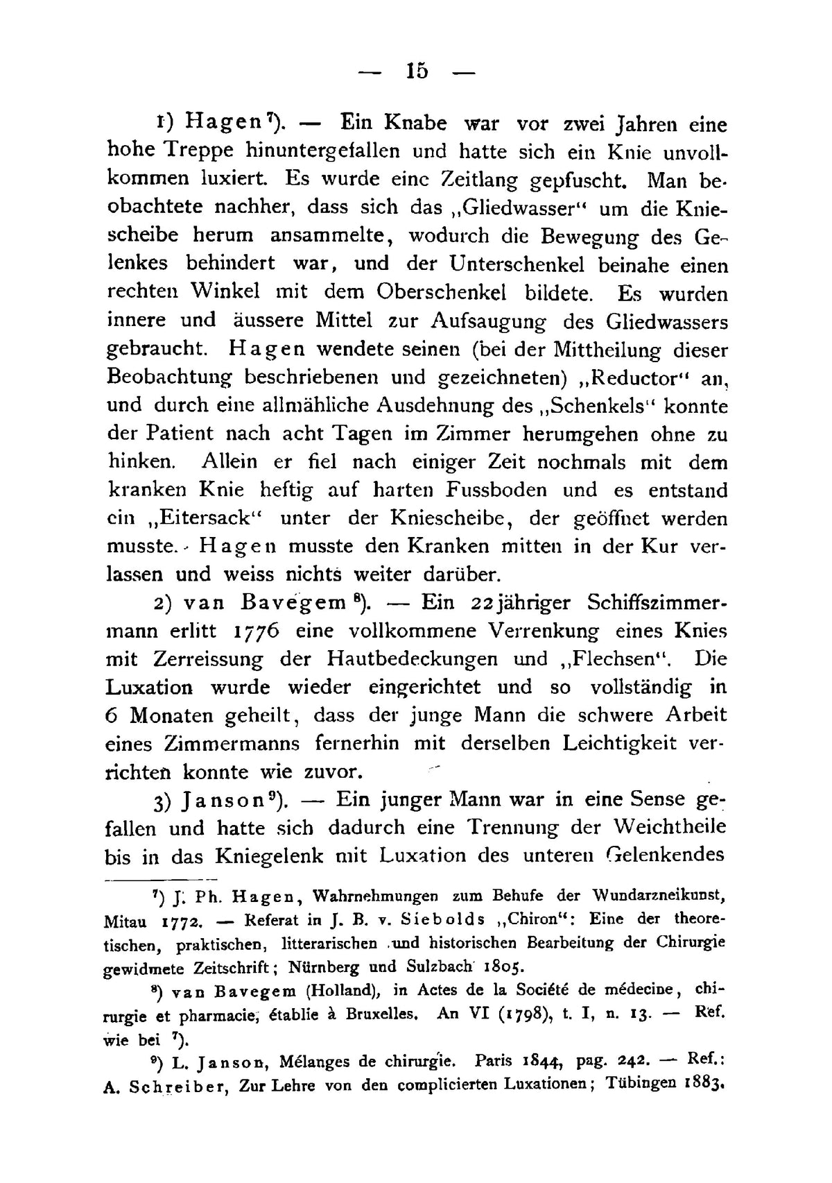 Casuistik der traumatischen Luxationen des Kniegelenks - Page 17