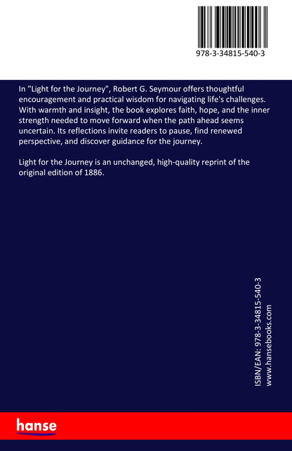 Light for the Journey - Back Cover