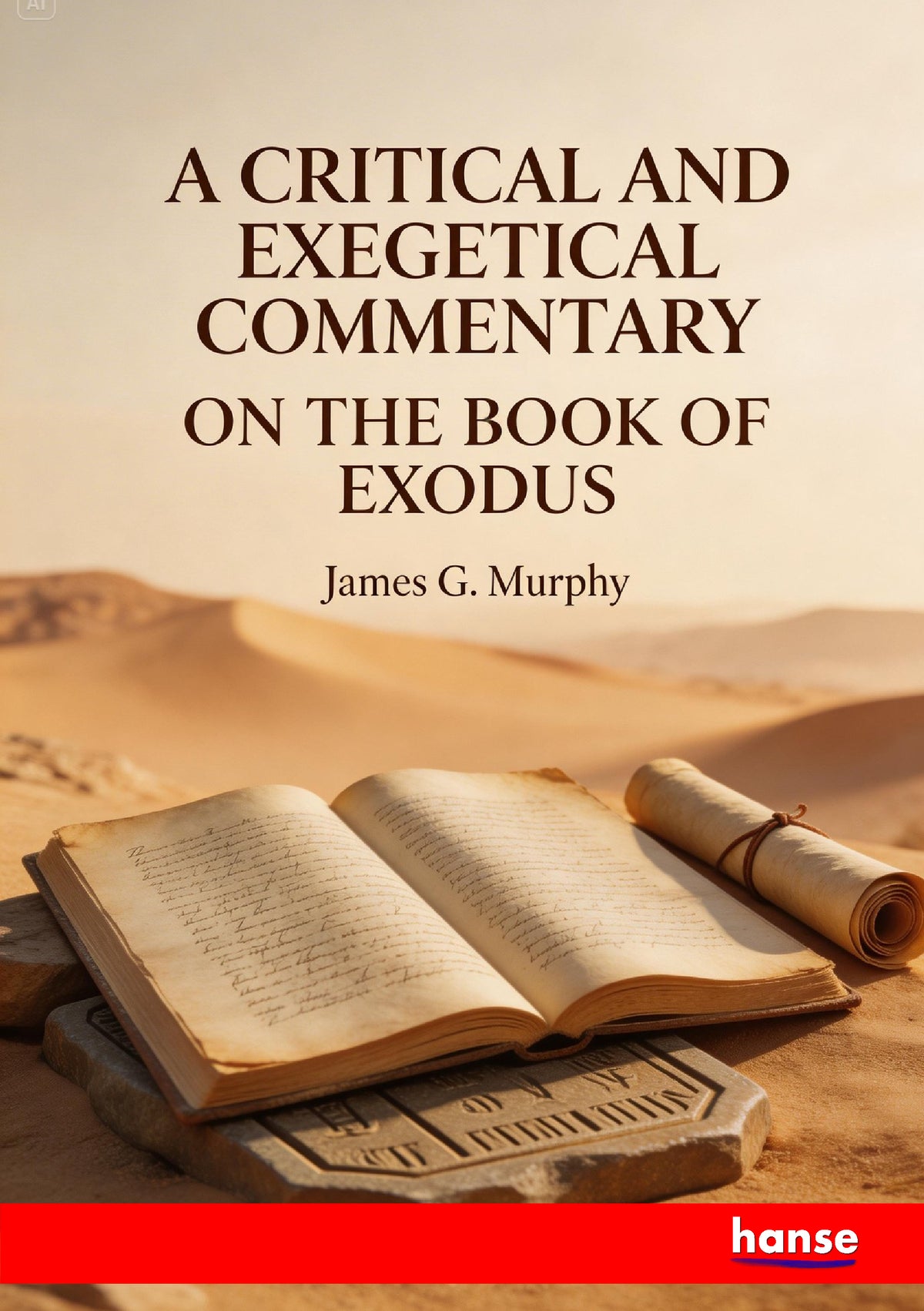 A Crictical and Exegetical Commentary on the Book of Exodus - Front Cover