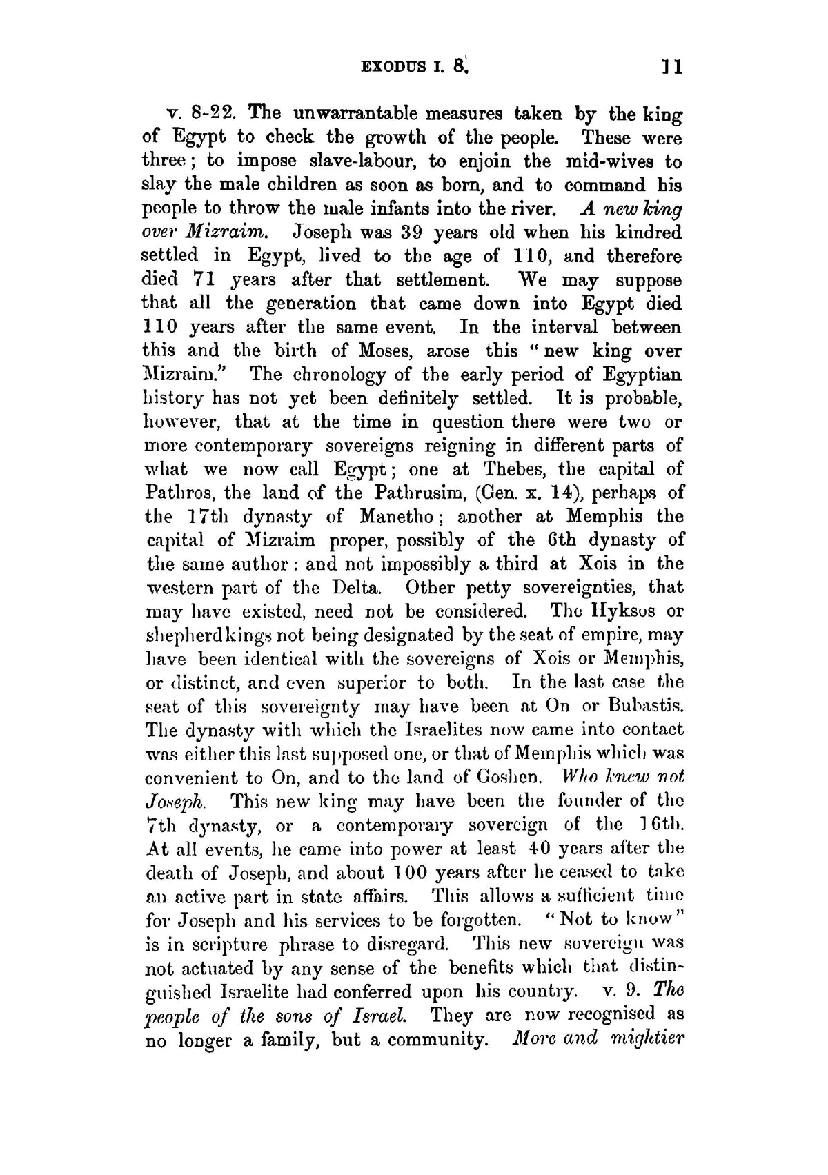 A Crictical and Exegetical Commentary on the Book of Exodus - Page 25