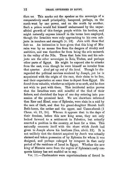 A Crictical and Exegetical Commentary on the Book of Exodus - Page 26