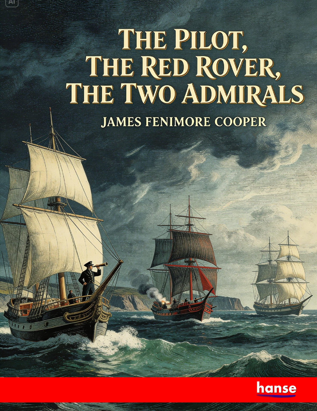 The Pilot, The Red Rover, The Two Admirals - Front Cover