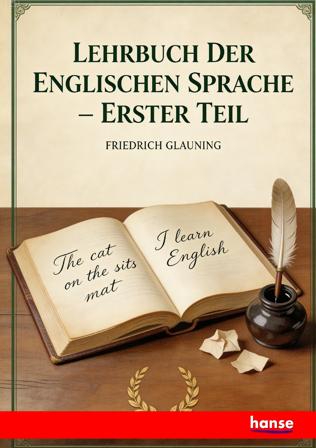 Lehrbuch der englischen Sprache - Front Cover