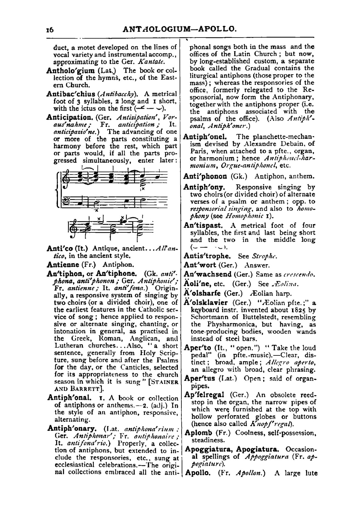 A Dictionary of Musical Terms - Page 26