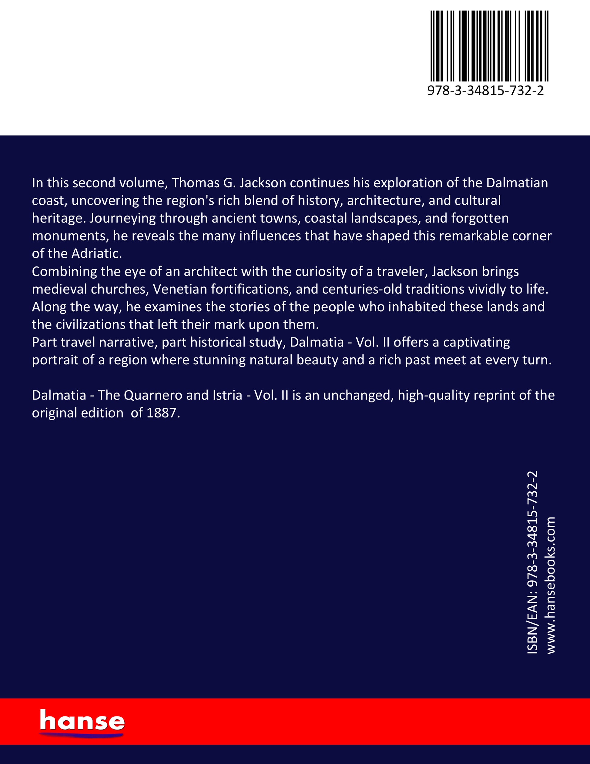 Dalmatia - Back Cover