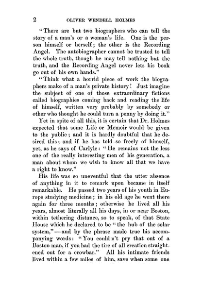 Life and Letters of Oliver Wendell Holmes - Page 14