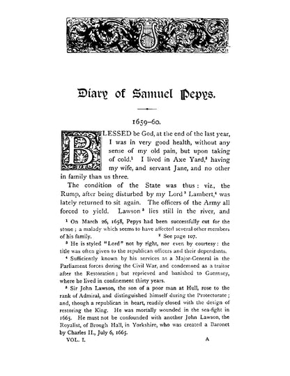 Diary and Correspondence of Samuel Pepys - Page 11