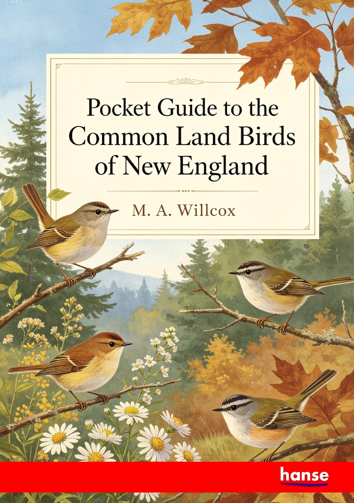 Pocket Guide to the Common Land Birds of New England - Front Cover