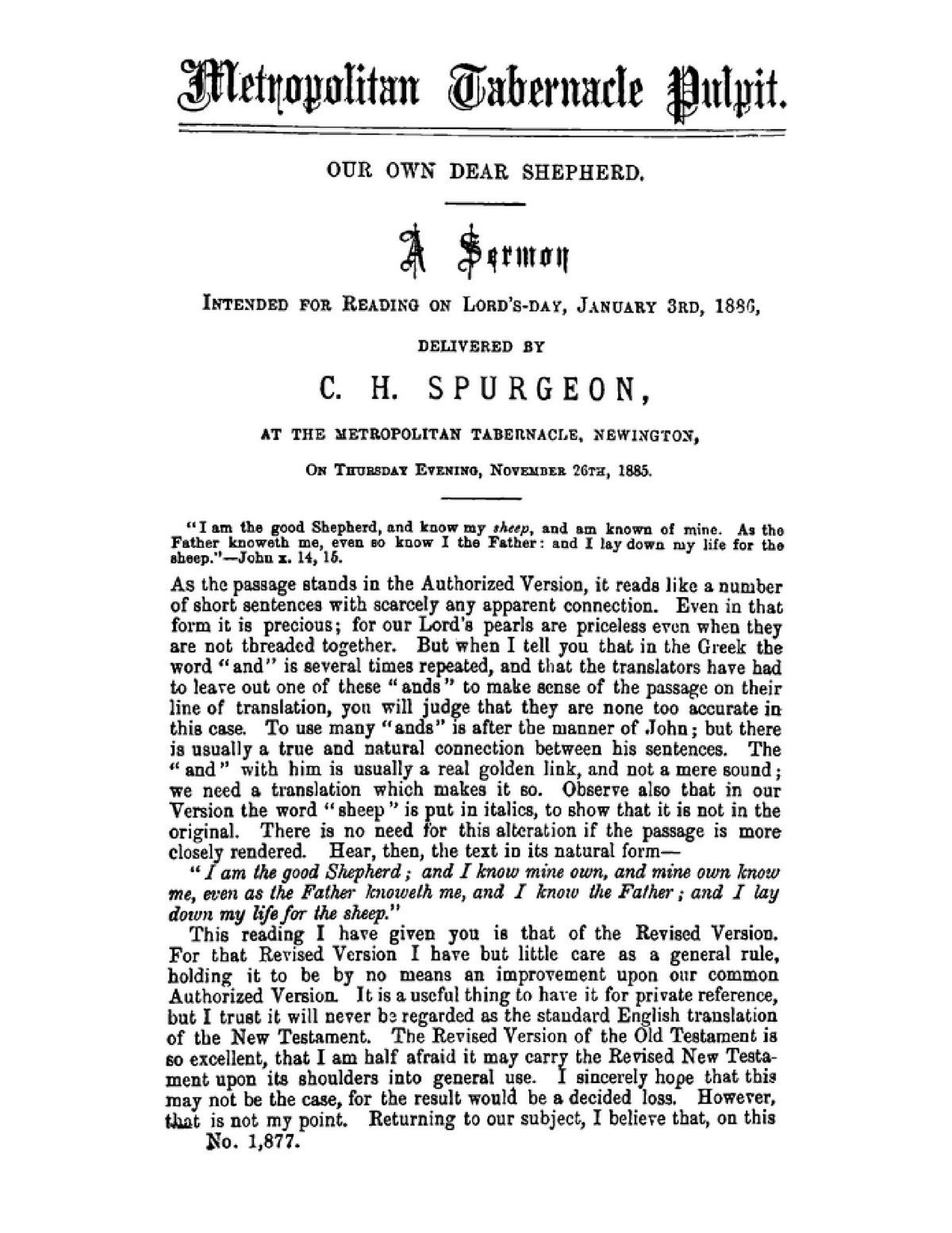 The Metropolitan Tabernacle Pulpit - Page 17