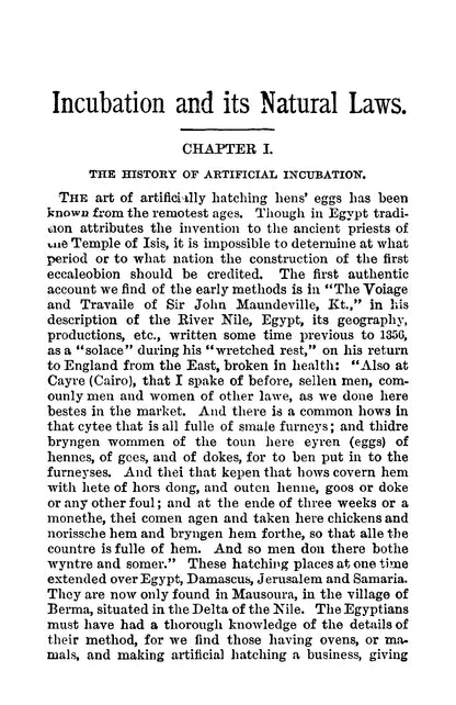Incubation and its Natural Laws - Page 9
