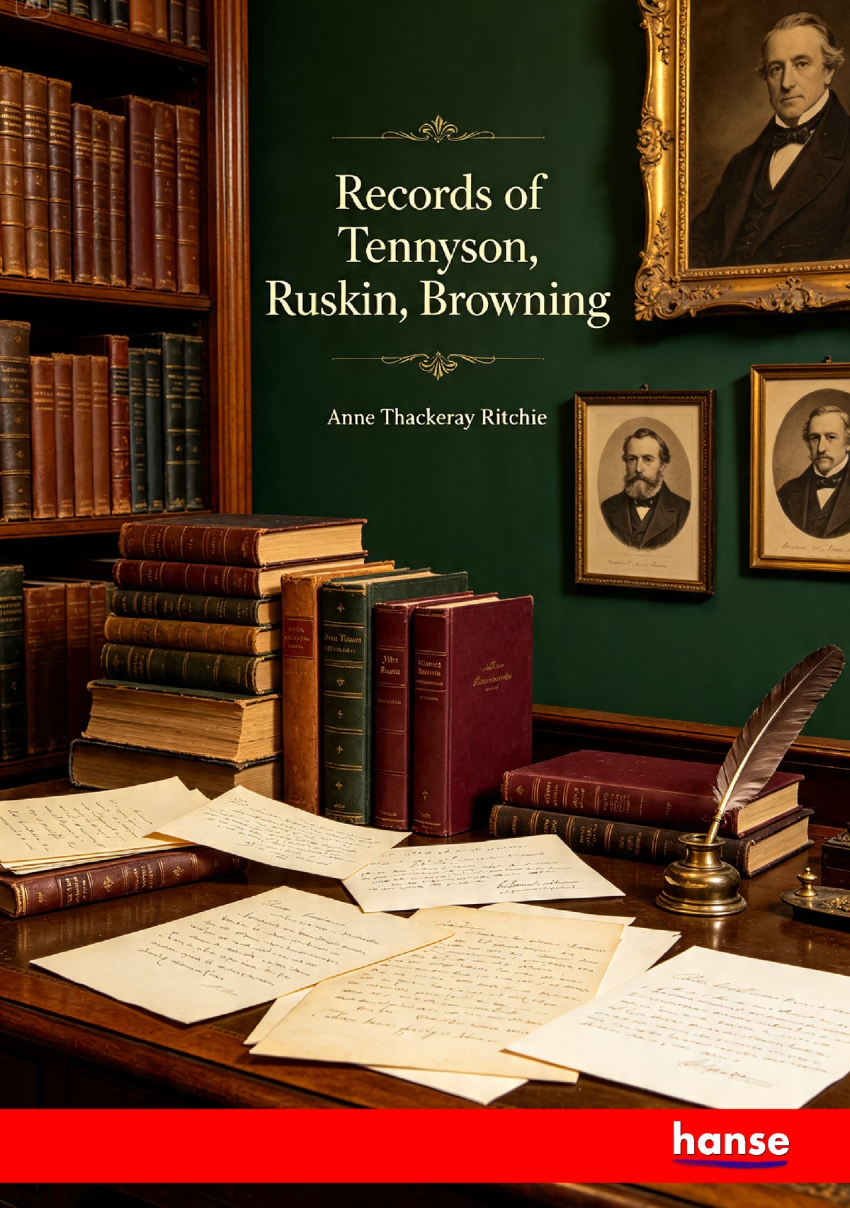 Records of Tennyson, Ruskin, Browning - Front Cover