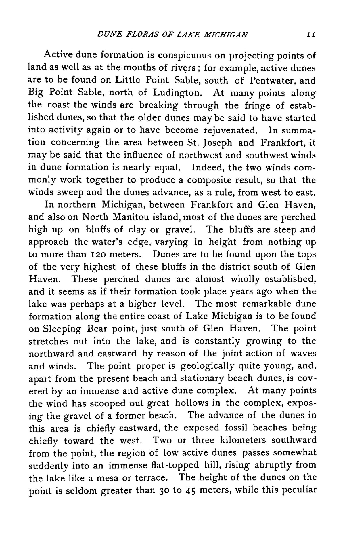 The Ecological Relations of the Vegetation on the Sand Dunes of Lake Michigan - Page 15