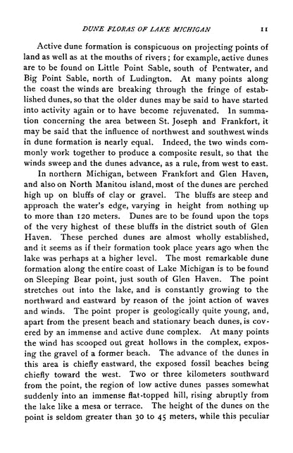 The Ecological Relations of the Vegetation on the Sand Dunes of Lake Michigan - Page 15