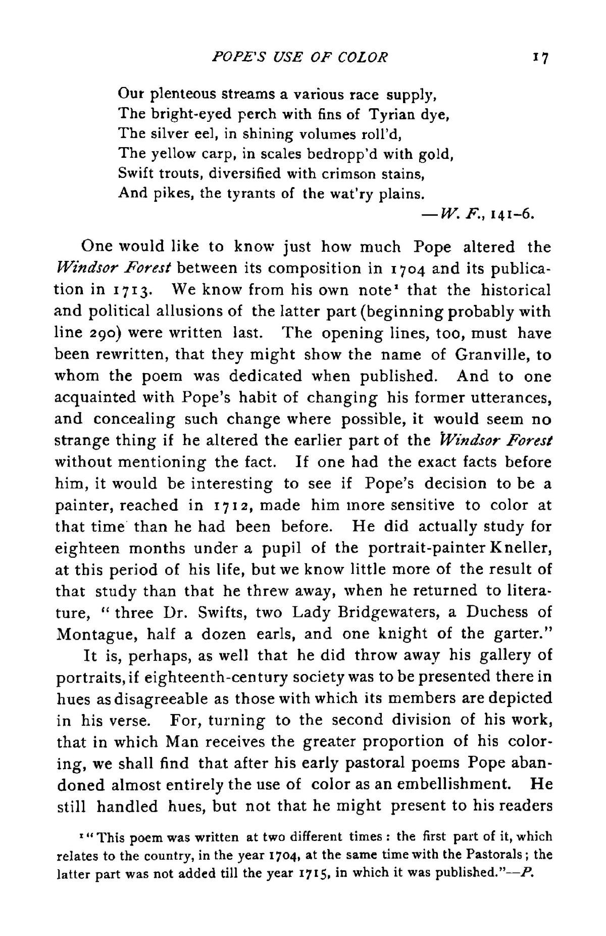 The Use of Color in the Verse of the English Romantic Poets - Page 31