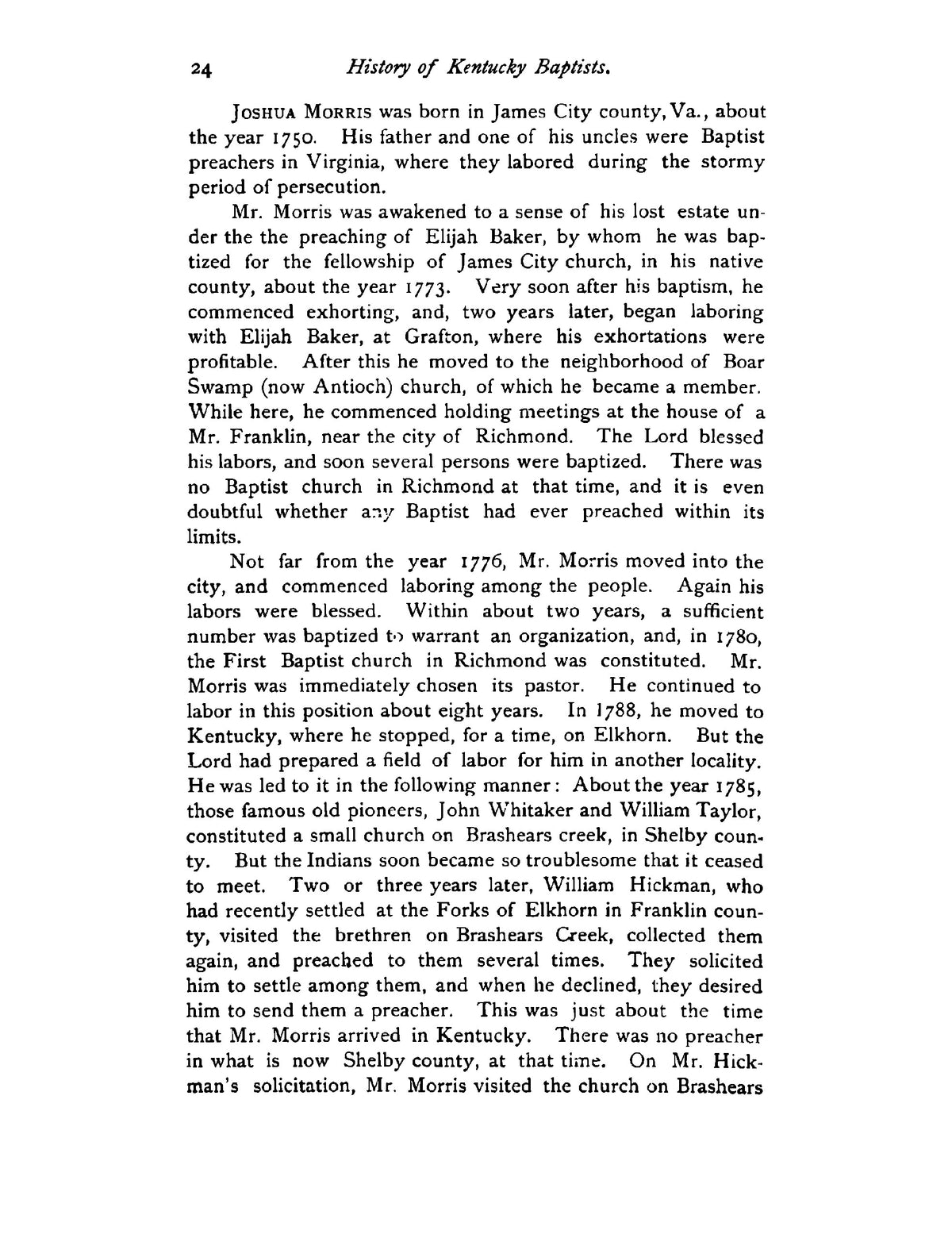 A History of Kentucky Baptists - Page 34