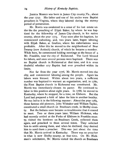 A History of Kentucky Baptists - Page 34