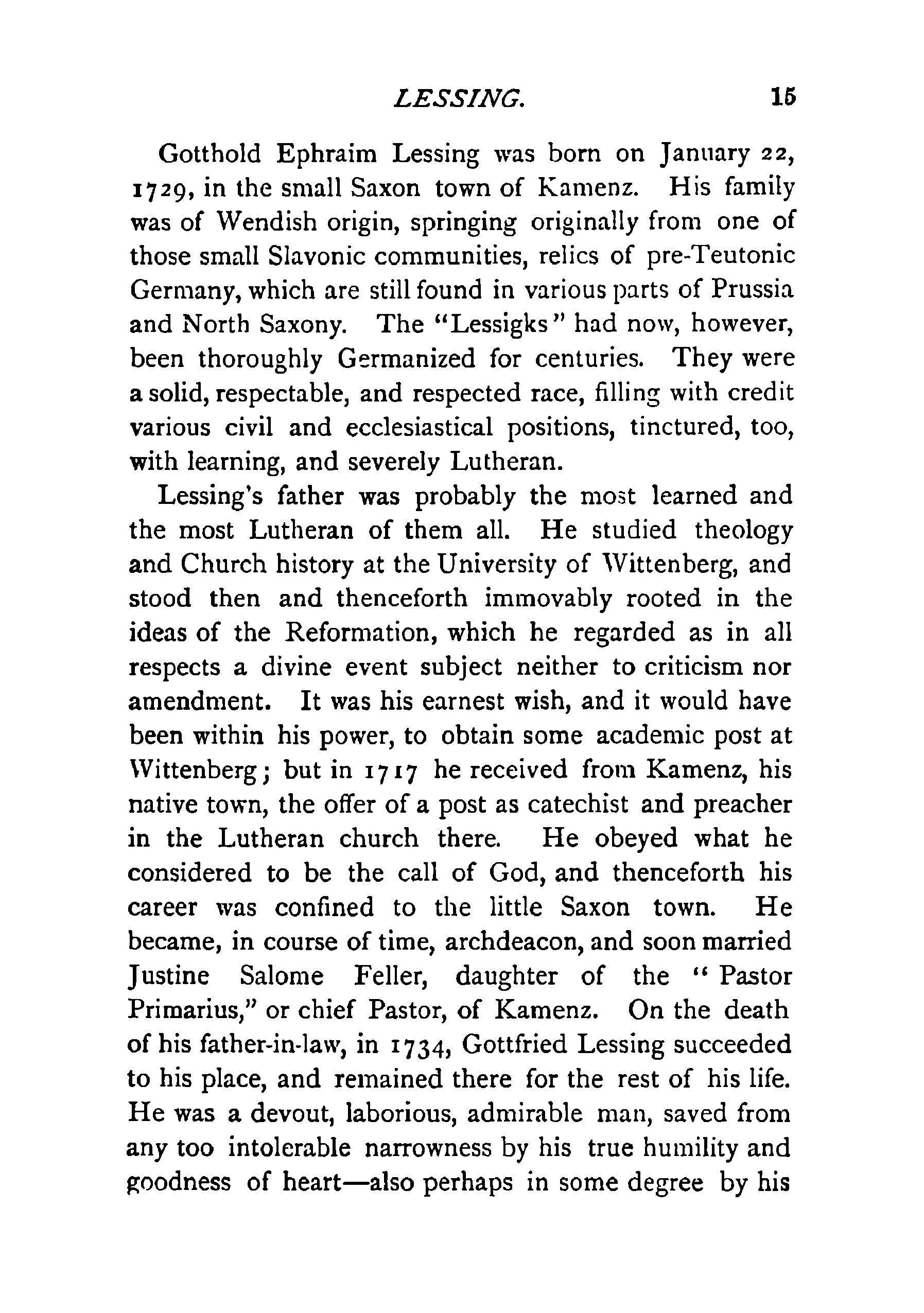 Life of Gotthold Ephraim Lessing - Page 17
