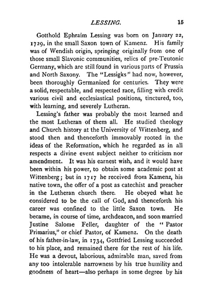 Life of Gotthold Ephraim Lessing - Page 17