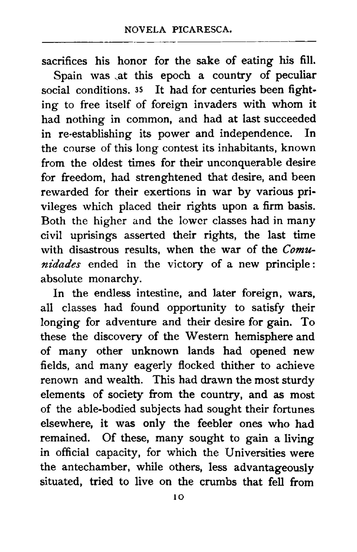 An Outline of the History of the Novela Picaresca in Spain - Page 24